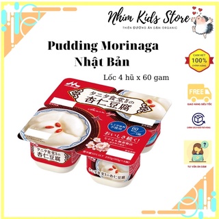 Pudding Morinaga lốc 4 hộp (date 14/9/2021)
