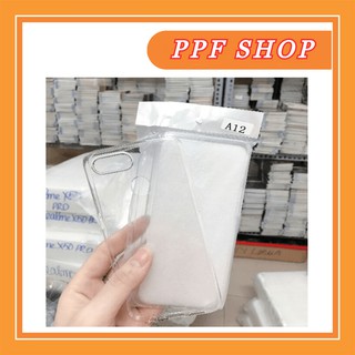 Ốp  lưng silicon Galaxy A12 mới ( trong suốt)