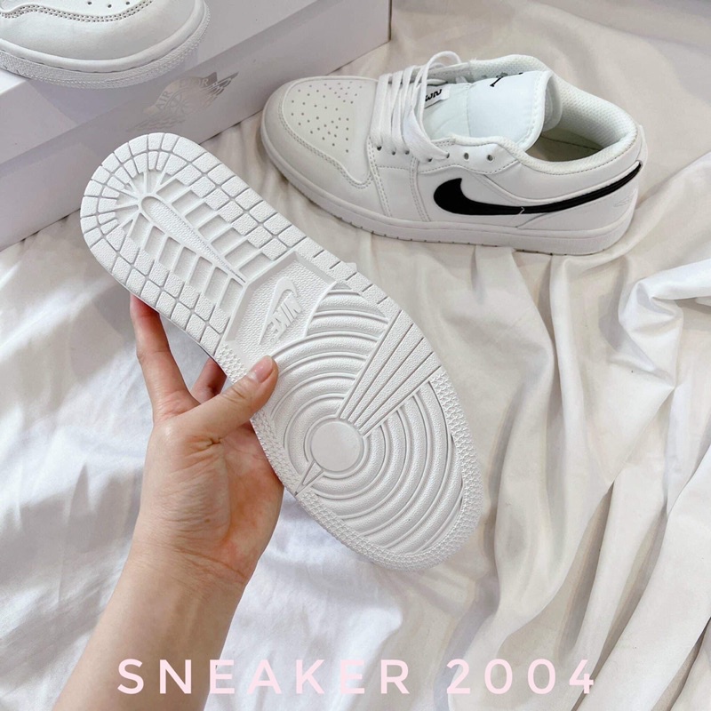 Jordan trắng thấp 11 . Giày jd1 trắng sneaker ,thể thao nam nữ sneaker full hộp