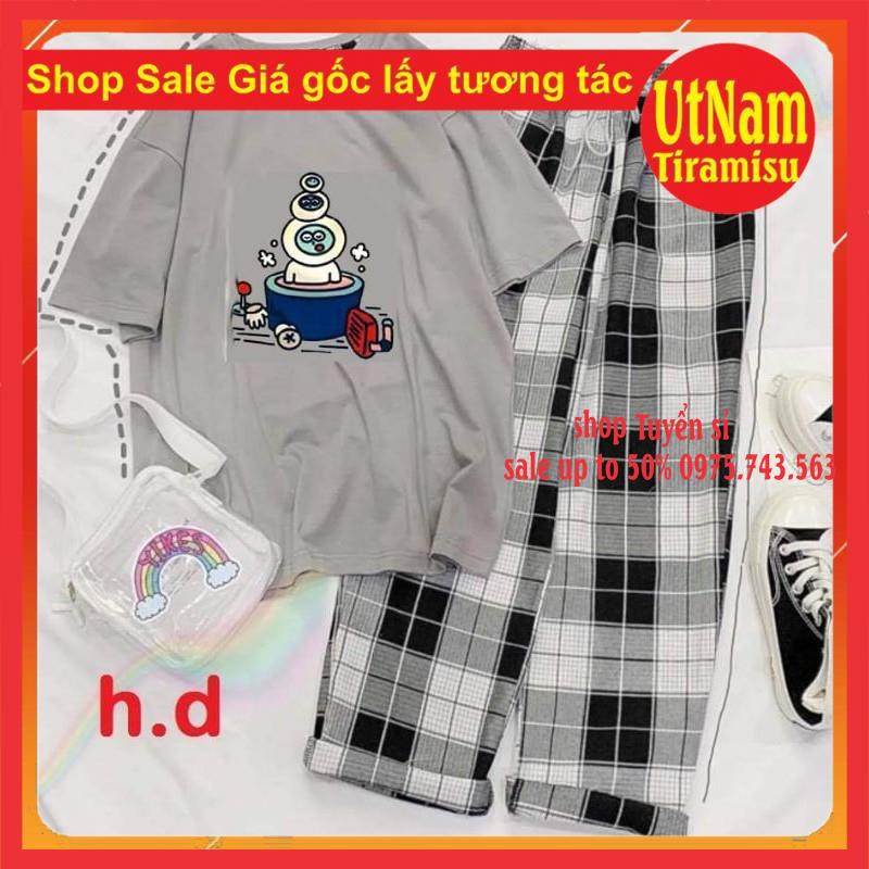 [ Mã FAMAYWA2 giảm 10K đơn 50K] Sét áo người ngoài tinh + quần kẻ | BigBuy360 - bigbuy360.vn