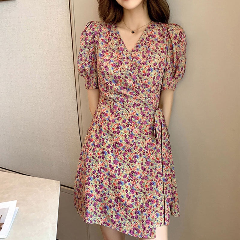 Đầm hoa YEYA thiết kế mới xinh xắn thời trang theo phong cách vintage