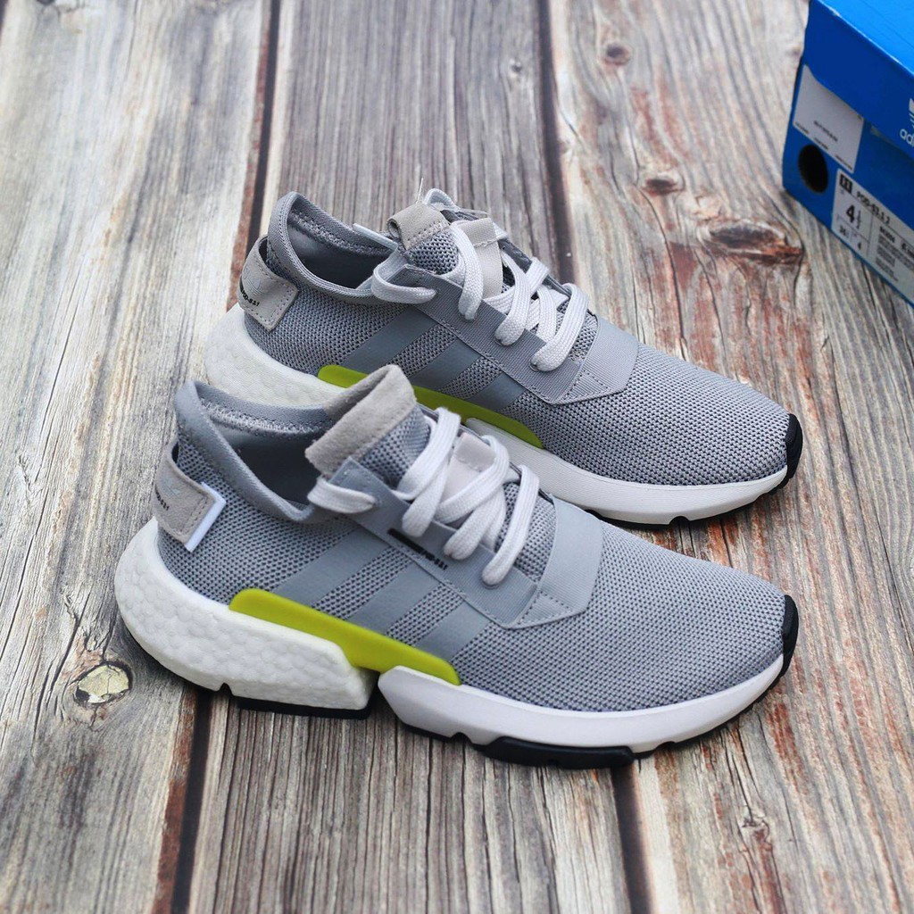 Giày Sneaker Thời Trang Nữ Adidas POD-S3.1 J  Xám Trắng B42056 - Hàng Chính Hãng - Bounty Sneakers