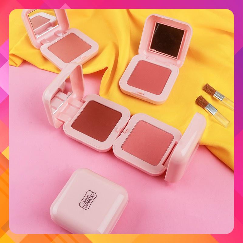 Phấn Má Hồng Đơn Sắc Lameila Blusher Color Geometry  Gốm Vitality Blush