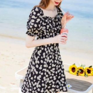 Vải voan hoa cúc
