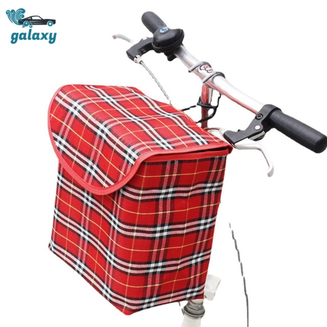 Galaxy Giỏ Xe Đạp Bằng Vải Canvas Dày Dặn Chống Thấm Nước Kích Thước 28cmx26cmx16cm