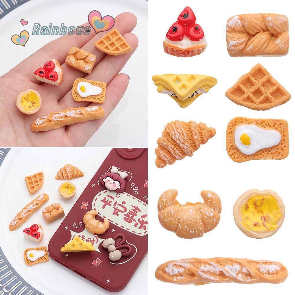 【Only ₫2999】Mô hình đồ ăn sáng mini DIY trang trí nhà búp bê