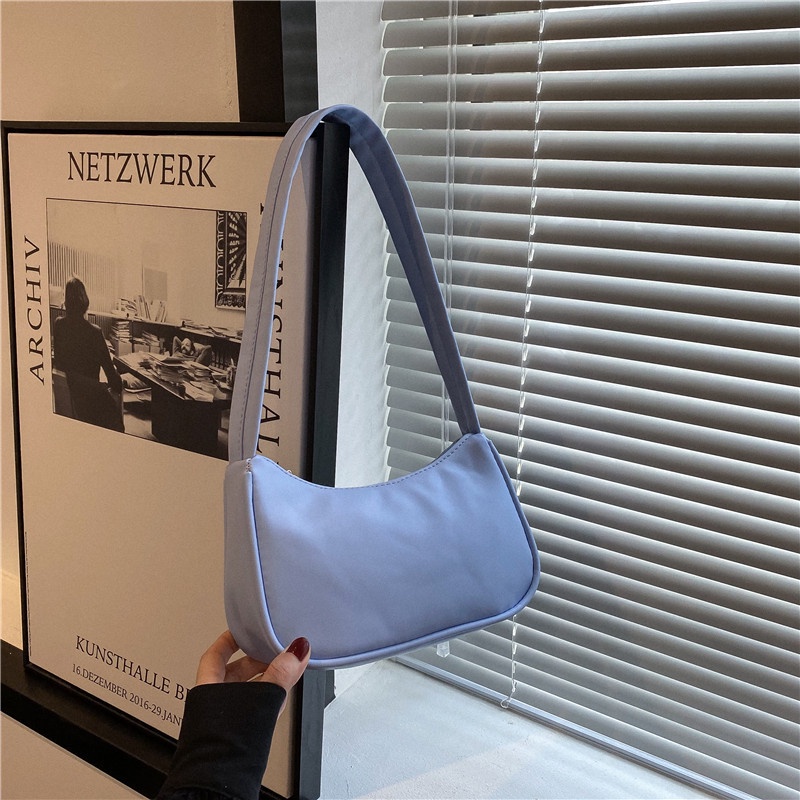 Túi Xách Kẹp Nách Dáng Vuông Nhỏ Thiết Kế Đơn Giản