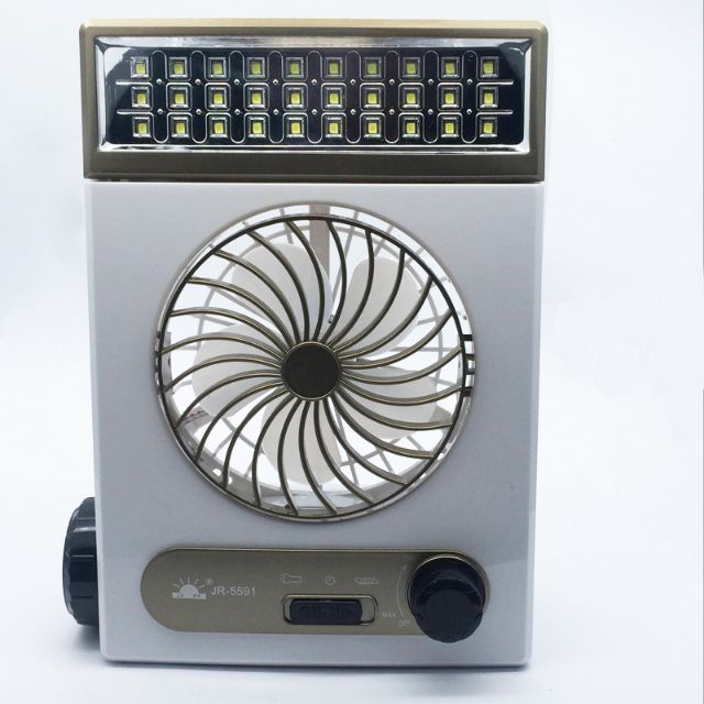 Quạt mini  tích điện năng lượng mặt trời 3 in 1 | BigBuy360 - bigbuy360.vn