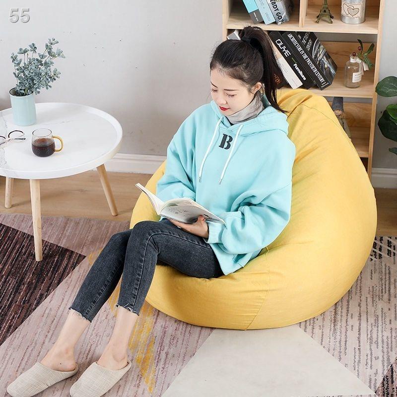 Zz ▼✟♟Ghế sofa lười tatami đơn căn hộ nhỏ bean bag phòng ngủ sáng tạo ban công thư giãn