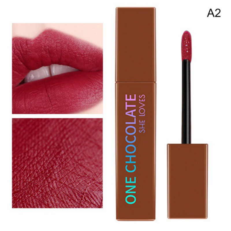 Son Kem Lì Chống Nước Lâu Phai Thiết Kế Vỏ Son Hình Thanh Socola Độc Đáo | BigBuy360 - bigbuy360.vn