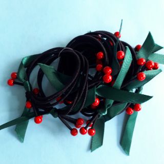 buộc tóc cherry 6 hạt nhỏ xinh