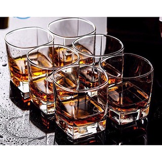 BỘ 6 CỐC THỦY TINH ĐÁY VUÔNG TRẮNG LUMINARC 300ML