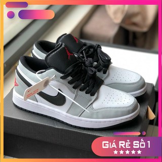 Freship giày Air Jordan 1 Low Smoke Grey hàng cao cấp , Giày thể thao JD1 Xám thấp nam nữ full box bill flashsale