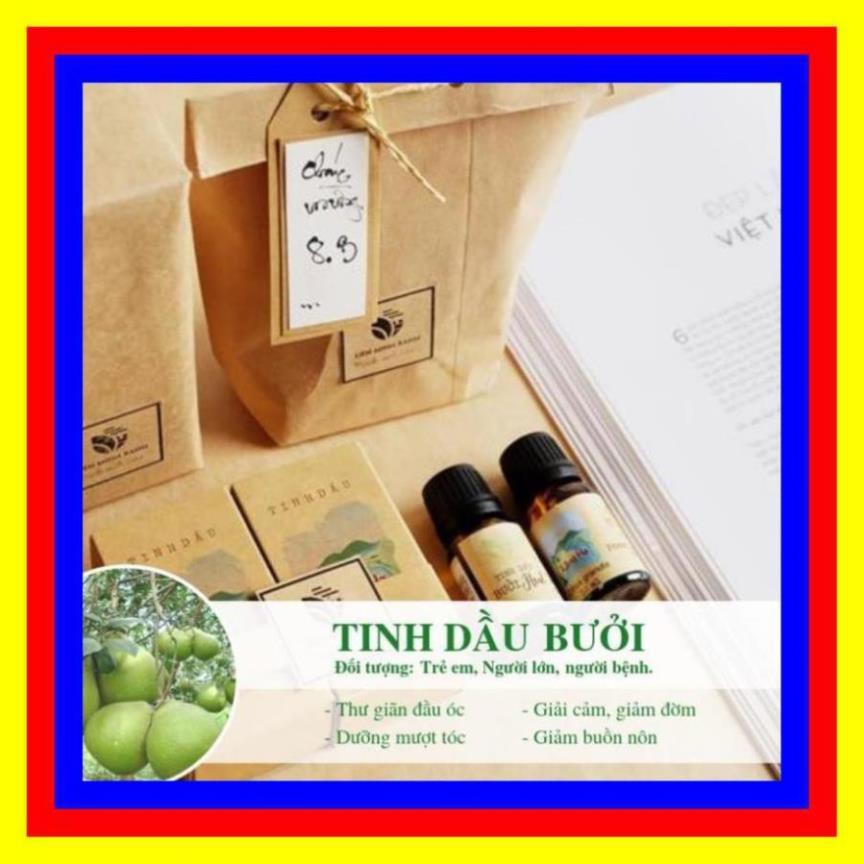 10ml Tinh Dầu Vỏ Bưởi, Sả Chanh, Thanh Trà, Tràm, Tràm Năm Gân, Thiên Niên Kiện - Làng Hạ - Tinh dầu Liên Minh Xanh