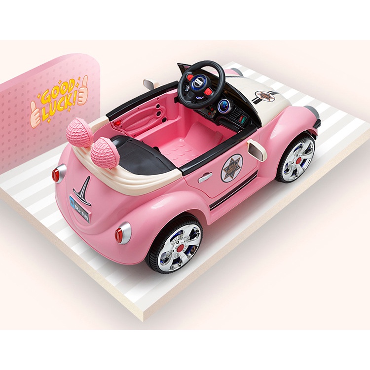 Xe ô tô điện classic kitty 4 bánh 1 chỗ ngồi