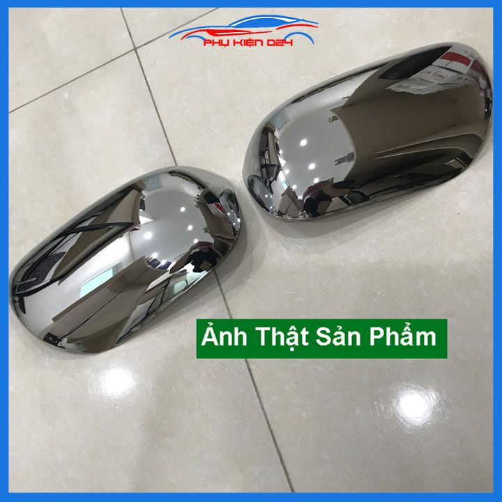Ốp gương Vios 2018-2019 mạ crom bảo vệ chống trầy trang trí làm đẹp xe
