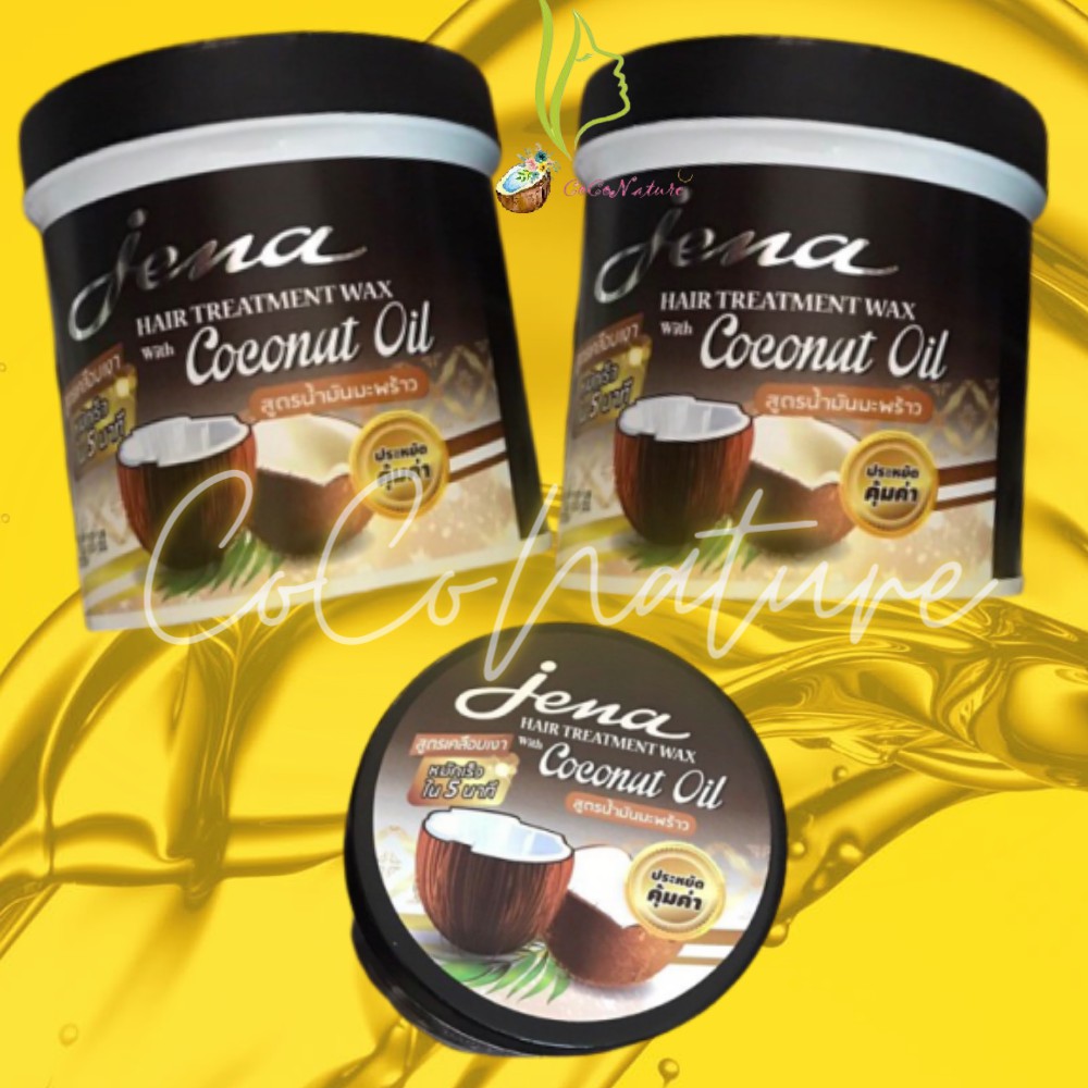 JENA Kem Ủ Tóc Tinh dầu dừa Coconut oil Hair Treatment Wax 500ml