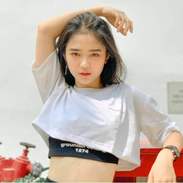 Set croptop 2 món áo nữ siêu Hot