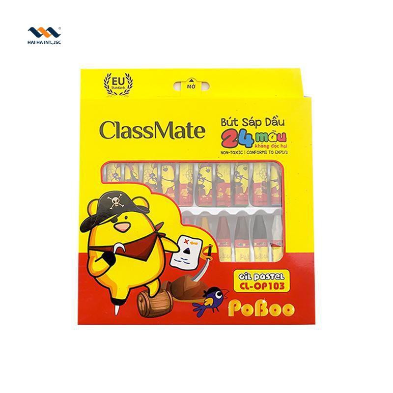Bút sáp dầu 24 màu CLASSMATE OP103. [Đồ dùng học sinh Classmate]