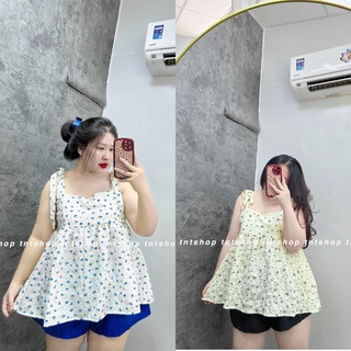 SET 2 MÓN BABYDOLL HOA XÔ 2 DÂY [TNT SHOP BIGSIZE 60KG 90KG]