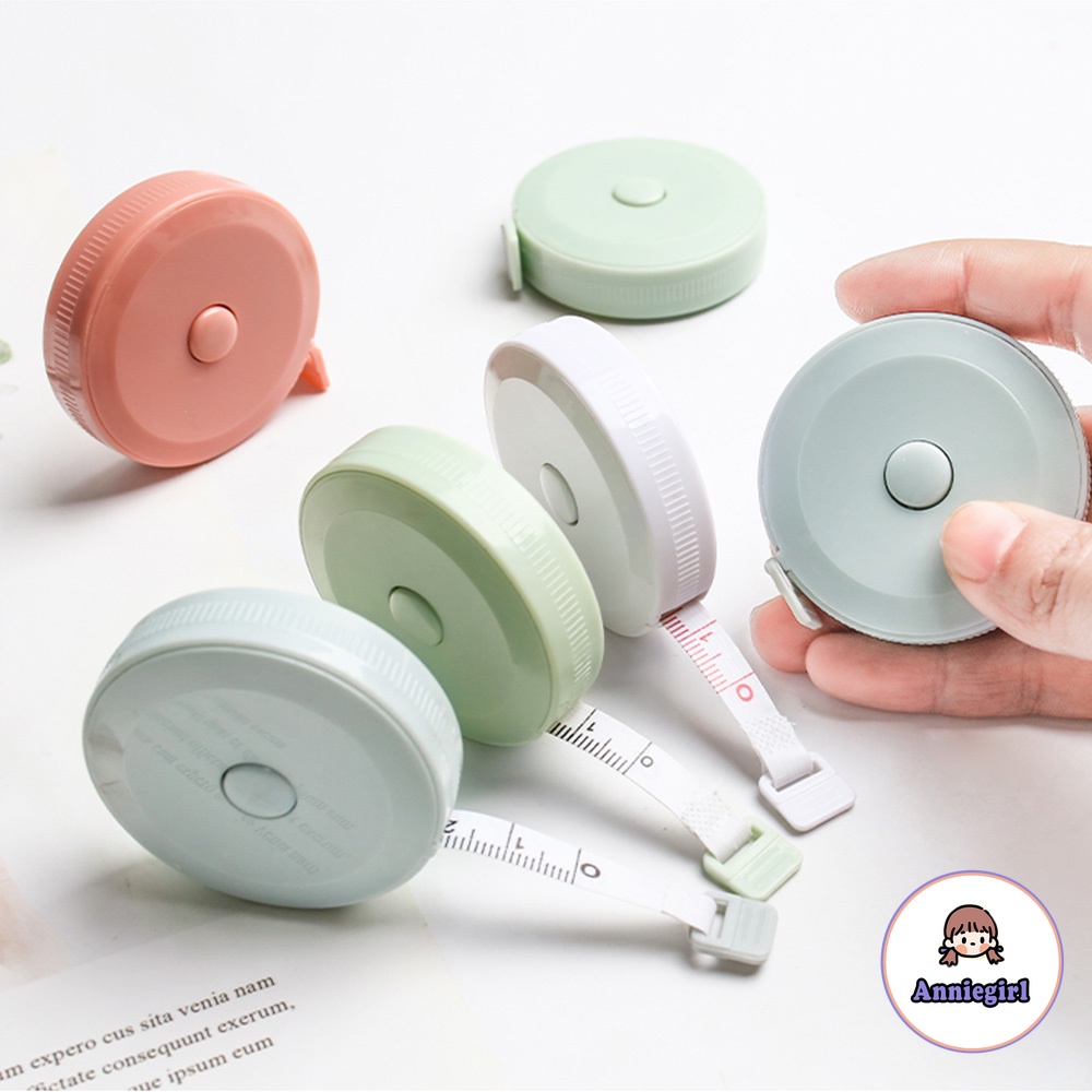 Thước dây đo cơ thể gọn nhẹ có thể thu vào cho thợ may