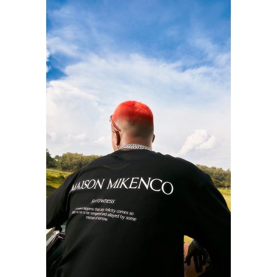 Áo Thun Tay Lỡ MIKENCO SORROW, áo phông unisex Form rộng oversize, chất liệu Cotton. KKIM Shop