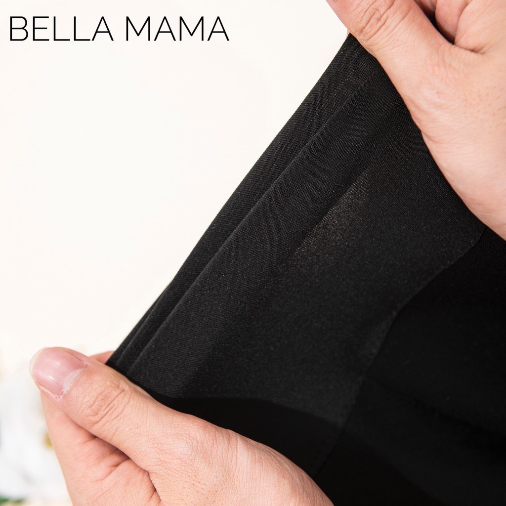 Quần Baggy Bầu Công Sở, Chất Liệu Vải Trượt Hàn Quốc Có Đáp Bụng Và Chun Chỉnh Bụng  Bella Mama - Q11