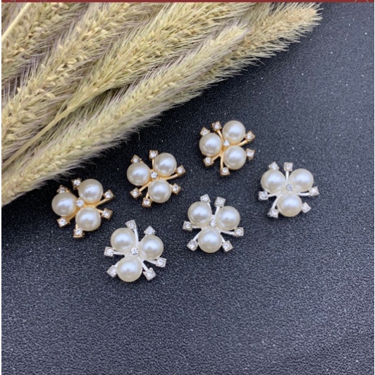 Center làm nhụy hoa, trang trí  hoa vải, nguyên liệu handmade