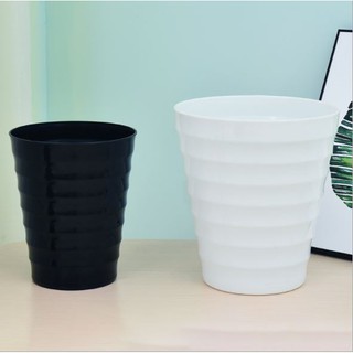 [ NHỰA XỊN ]Combo 3 Chậu trồng cây tròn cao 30cm và 35cm, chậu trồng cây dạng sóng