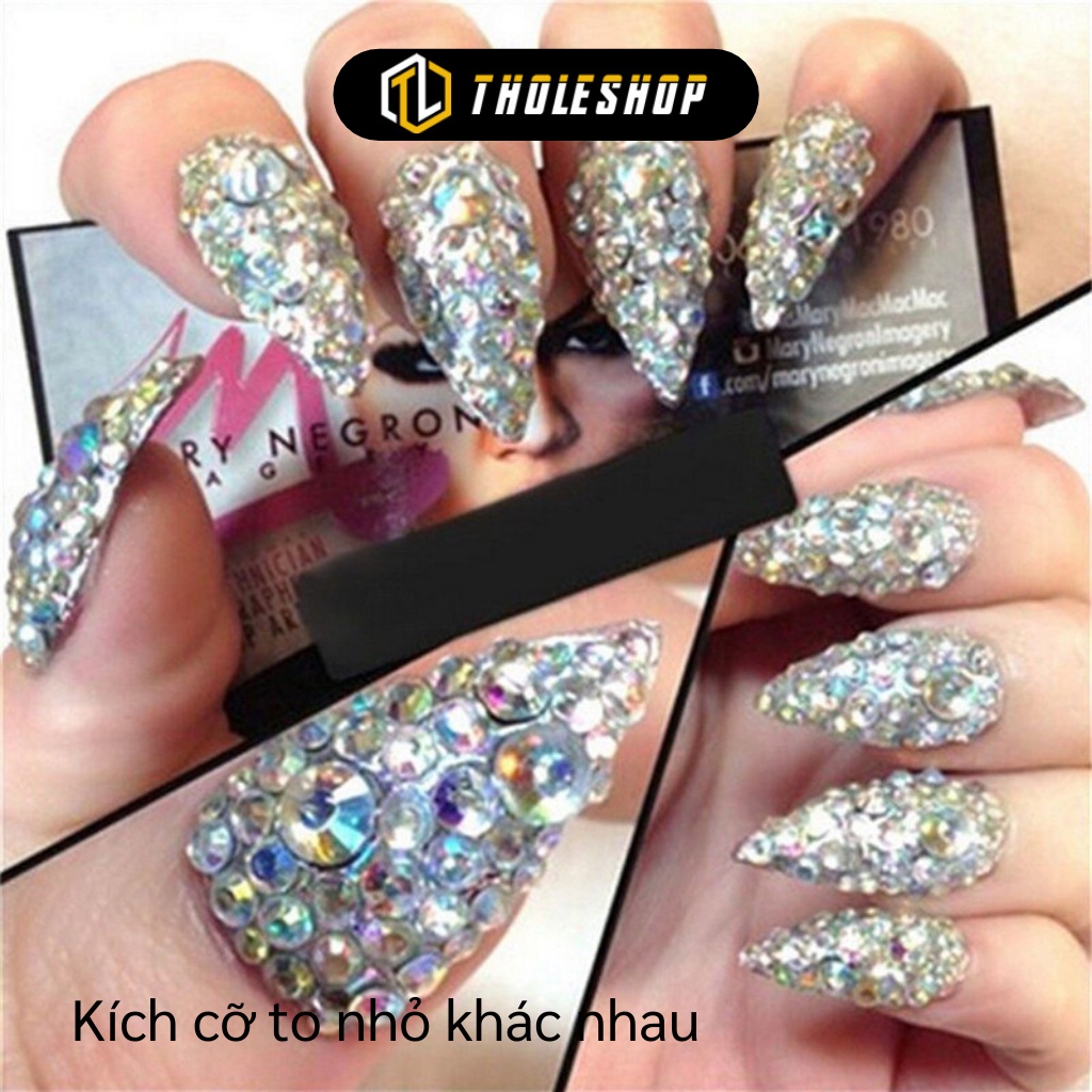Hạt Đính Móng - Hạt Pha Lê Đính Móng Tay Nghệ Thuật 3D Nhiều Kích Thước 6508