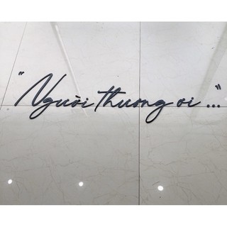 [ ảnh thật của shop ] Bộ chữ dán tường