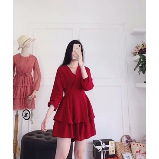 Váy jum đỏ