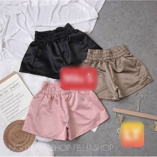 Quần short lưng thun ống rộng - A0U