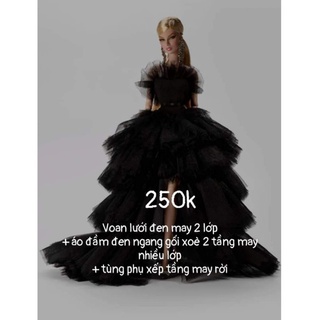 Đầm búp bê Barbie khách đặt may