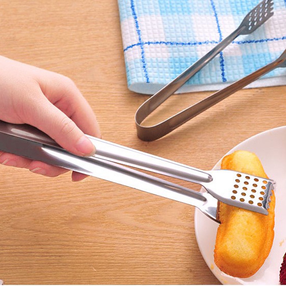 Kẹp gắp thức ăn bằng thép không gỉ tiện dụng