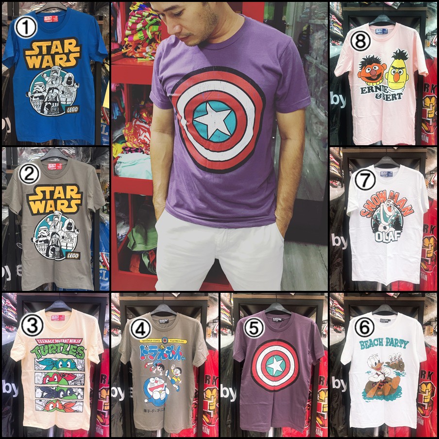 Áo thun phom suông in hình nứt Thái Lan MC010 - MC016, Unisex Nam Nữ | Shopee Việt Nam