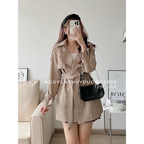 [NEW]ÁO KHOÁC MANGTO KÈM ĐAI HÀN QUỐC HÀNG CHUẨN LOẠI ĐẸP