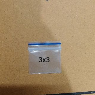 100 chiếc túi zip nhỏ 3x3  đẹp, dày dặn