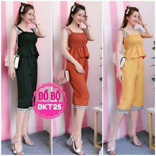 Đồ bộ Pijama cánh tiên phối lửng
