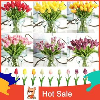 Hoa tulip giả mini dùng để trang trí nội thất / tiệc cưới
