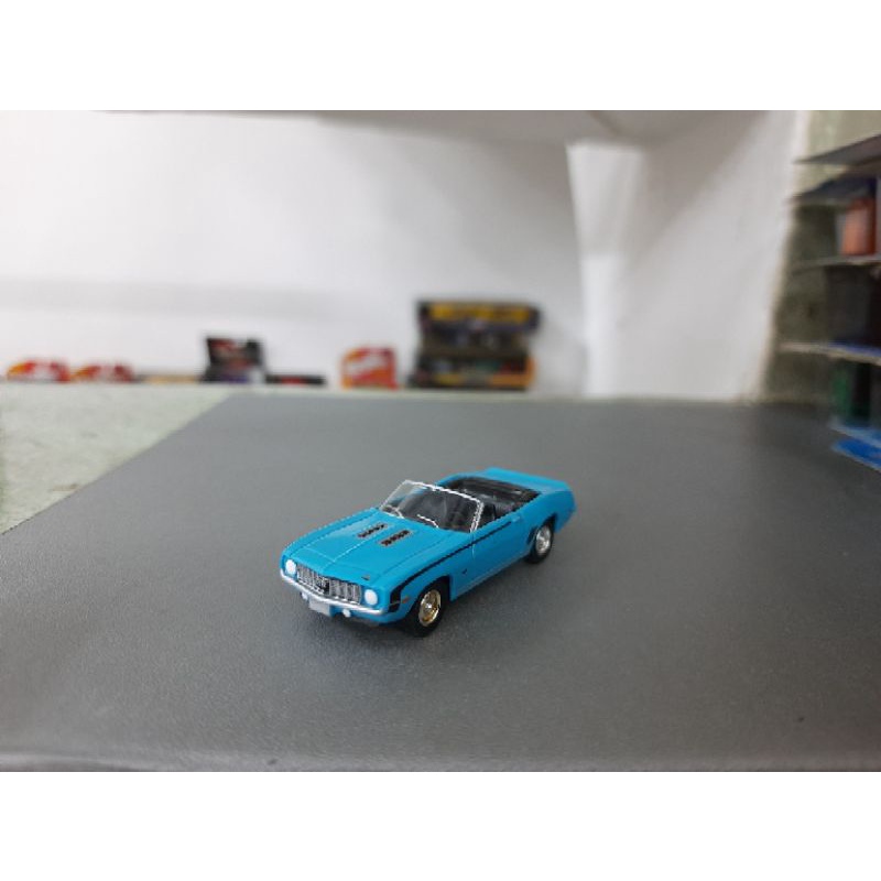 xe Greenlight 1969 Camaro ss màu xanh