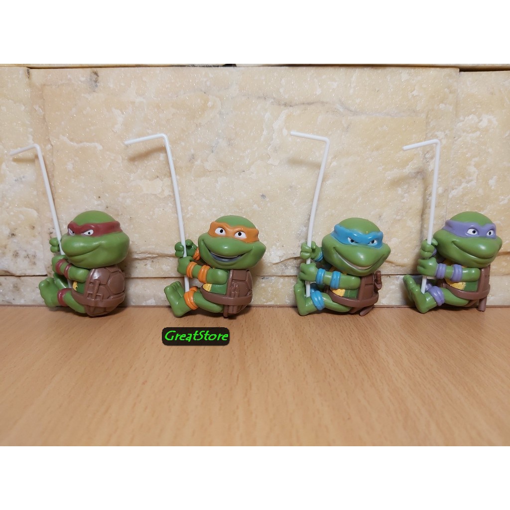 Combo 4 Ninja Turtles Ninja rùa leo dây
