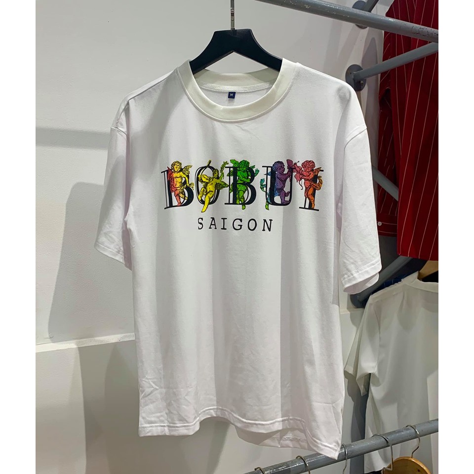 Áo thun bobui sài gòn trắng đen - Áo thun unisex form rộng tay lỡ | BeWay | BigBuy360 - bigbuy360.vn