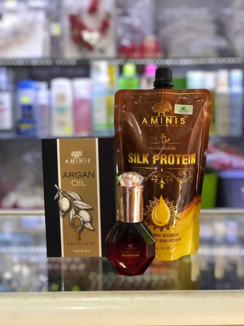 Tinh dầu dưỡng tóc cao cấp Argan Oil Aminis | BigBuy360 - bigbuy360.vn