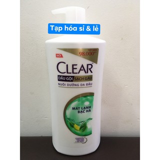 Dầu Gội Clear Bạc Hà chai 880g
