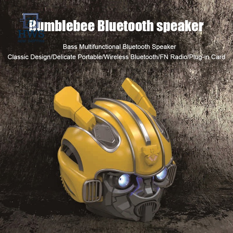 Loa Bluetooth Thông Minh Hình Nón Bảo Hiểm Bumblebee