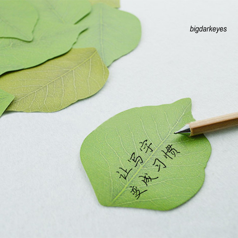 Giấy Ghi Chú Hình Chiếc Lá Sáng Tạo