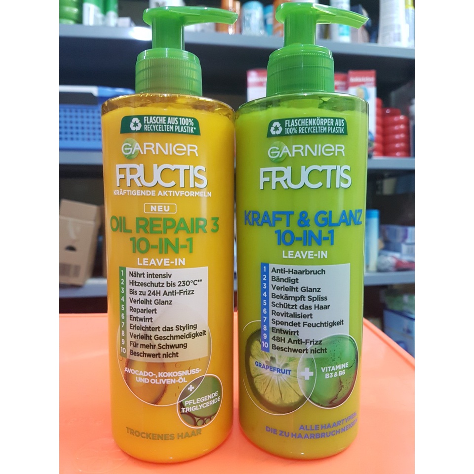 Kem dưỡng tóc Garnier Fructis Oil Repair 3 10in1