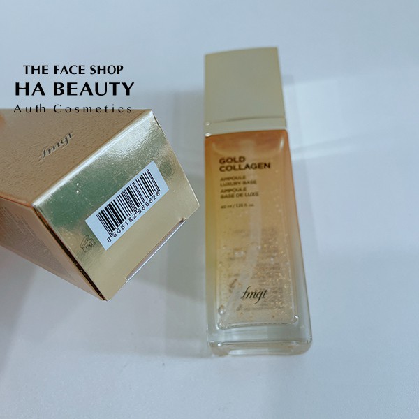 Kem lót trang điểm dưỡng da chống lão hóa nếp nhăn The Face Shop fmgt Gold Collagen Ampoule Luxury Base 40ml | BigBuy360 - bigbuy360.vn