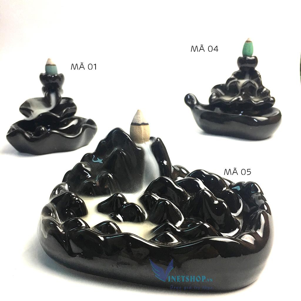Thác Khói Trầm Hương Thác Trầm Khói Ngược Cao Cấp tặng 5 nụ trầm hương | BigBuy360 - bigbuy360.vn